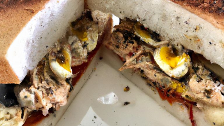 Receita de Sanduíche de Sardinha com Ovos