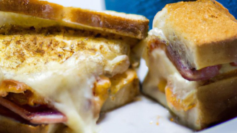Receita de Sanduíche Gratinado de Queijo