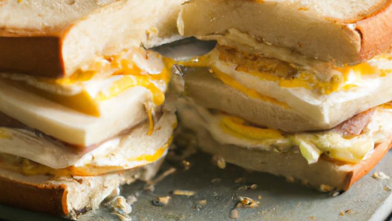 Receita de Sanduíches de Ovos Mexidos e Queijo