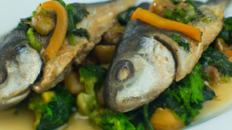 Receita de Sardinha com Legumes