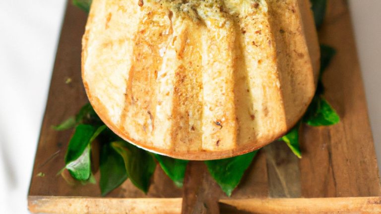 Receita de Savarin Bicolor com Ervas Frescas