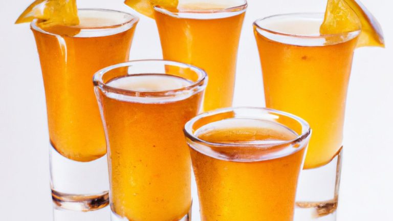 Receita de Shot de Suco Tang com Vodka