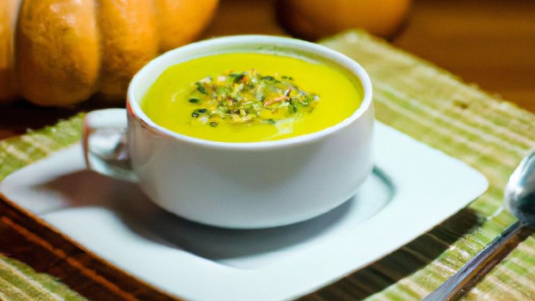 Receita de Sopa Creme de Abóbora