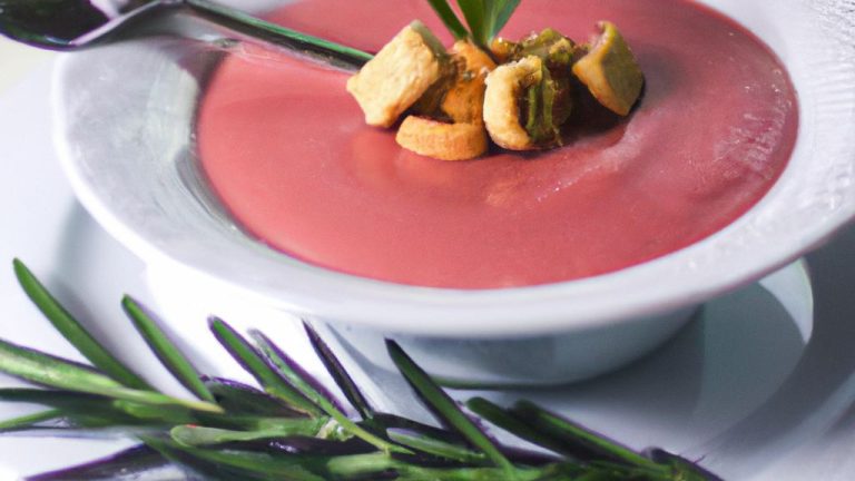 Receita de Sopa Creme de Beterraba