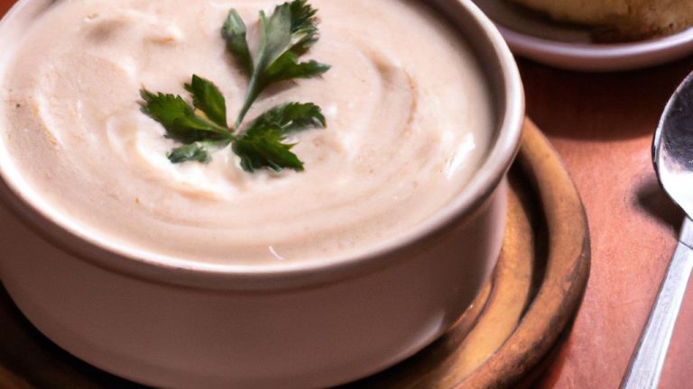 Receita de Sopa Creme de Queijo