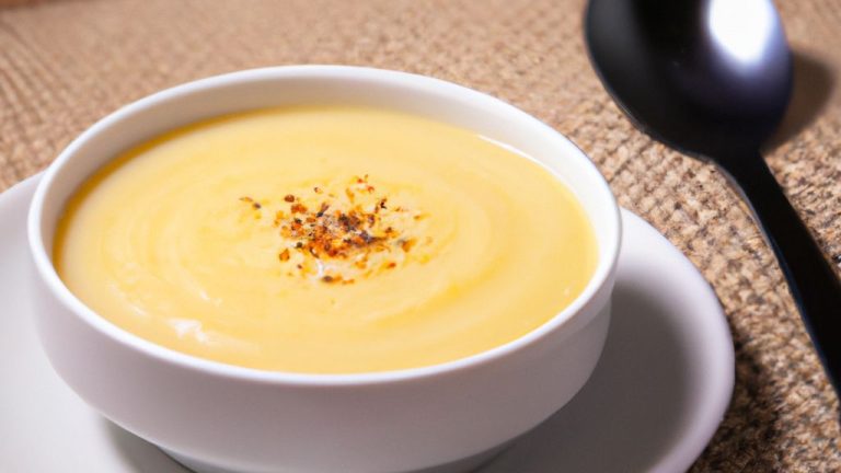 Receita de Sopa Cremosa de Mandioquinha