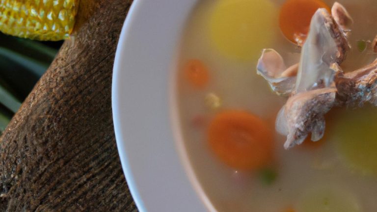 Receita de Sopa de Frango com Milho
