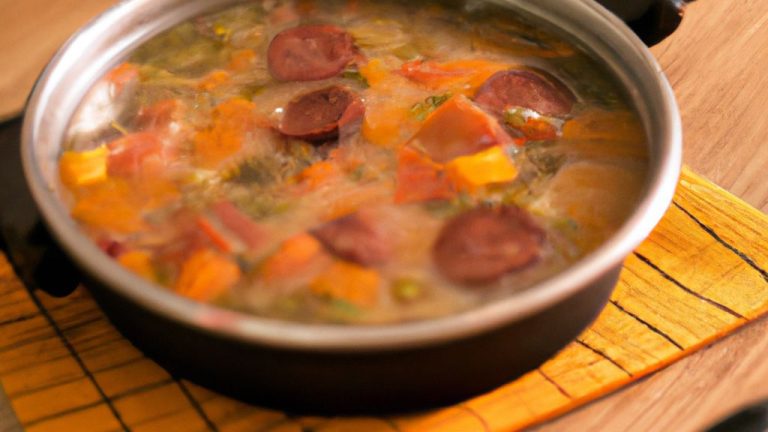 Receita de Sopa de Lentilhas e Lingüiça