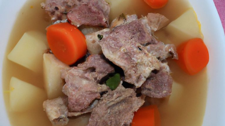 Receita de Sopa de missô com carne e legumes