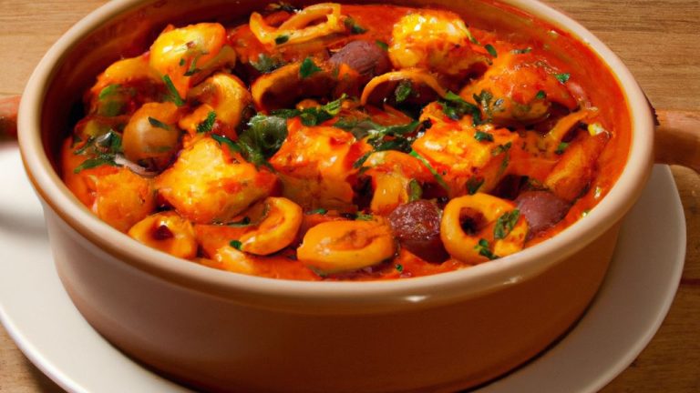 Receita de Sopa de Peixe e Frutos do Mar