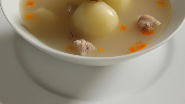 Receita de Sopa de Pinhão