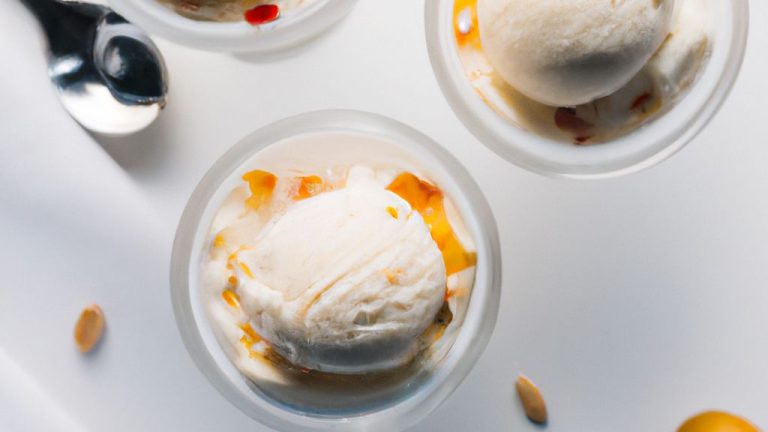 Receita de Sorvete de damasco ao creme