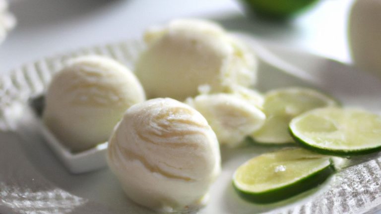 Receita de sorvete de limão com iogurte