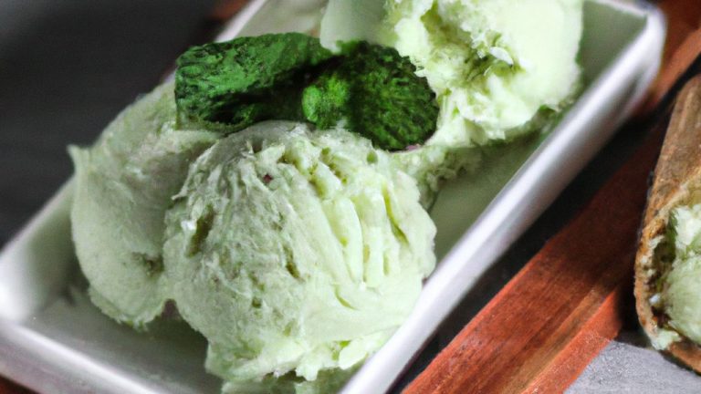 Receita de Sorvete de menta com chocolate
