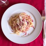 Spaghetti com Ricota e Radicchio