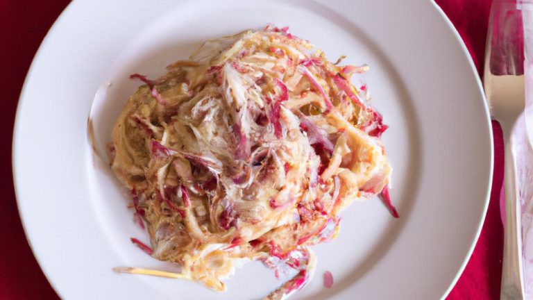 Receita de Spaghetti com Ricota e Radicchio