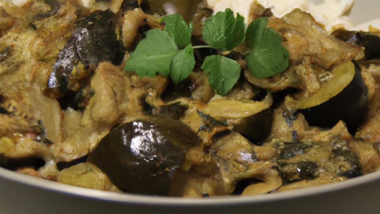 Receita de Strogonoff de berinjela