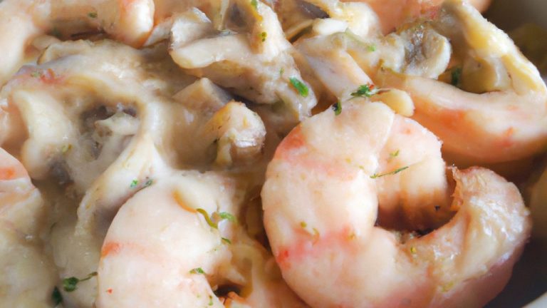 Receita de Strogonoff de Camarão
