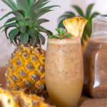 Suco de Casca de Abacaxi com Hortelã Diet