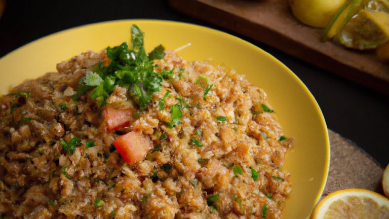 Receita de Tabule de Cascas
