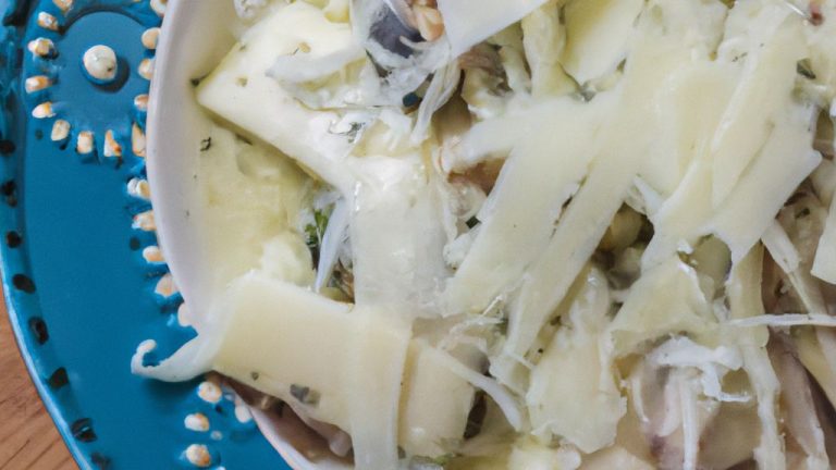 Receita de Talharim com Gorgonzola e Azeitonas