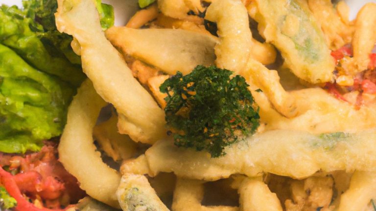 Receita de Tempura de Legumes