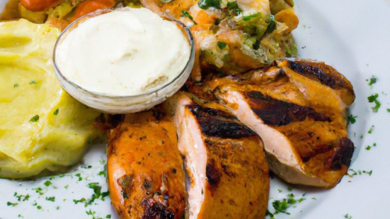 Receita de Tender com molho de iogurte e mostarda
