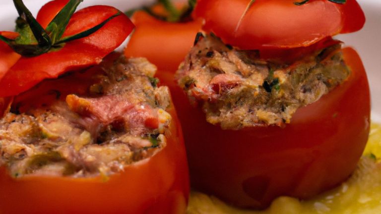 Receita de Tomate recheado com atum