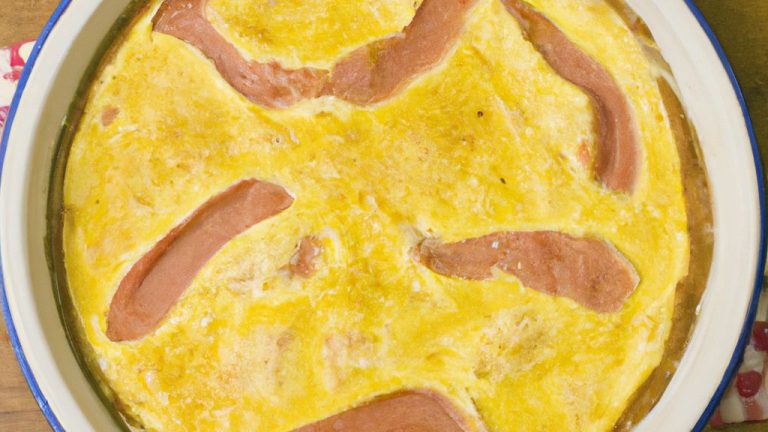 Receita de Torta de Batata e Salsicha