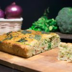 Torta de Brócolis e Couve-Flor