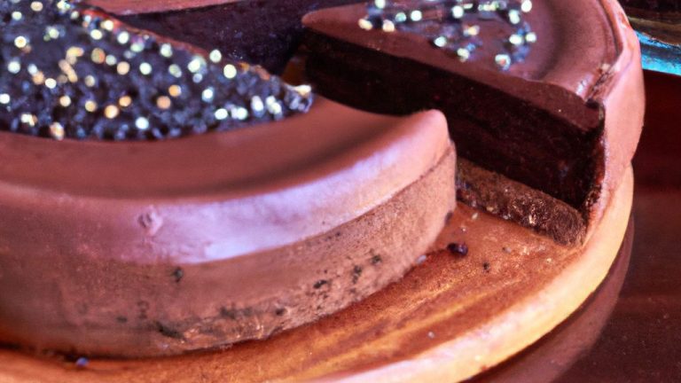 Receita de torta de chocolate simples