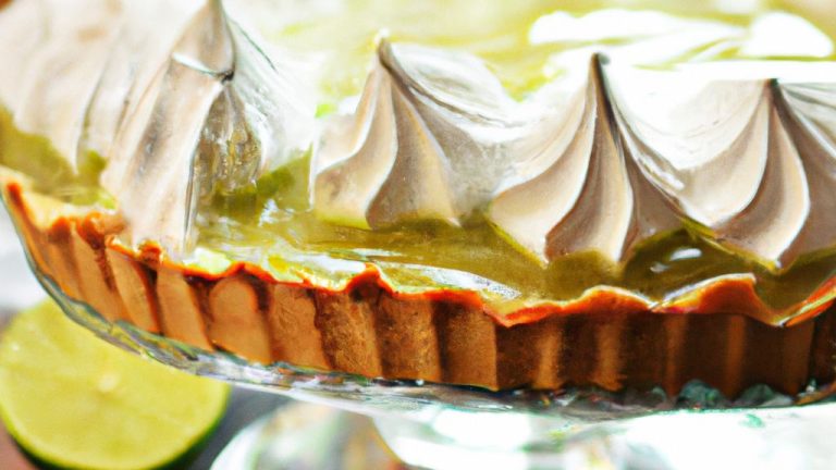 Receita de Torta de limão com merengue