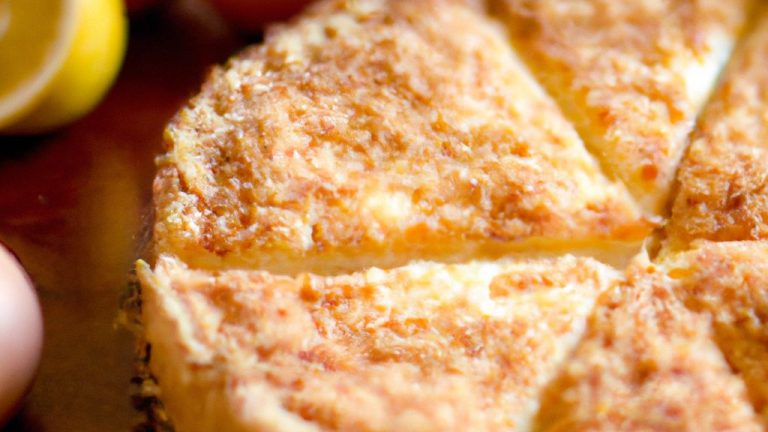 Receita de Torta de queijo e laranja