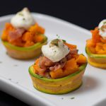 Trouxinhas de Abobrinha e Salmão