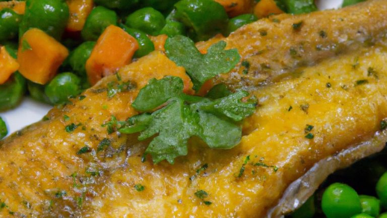 Receita de Truta com ervilhas