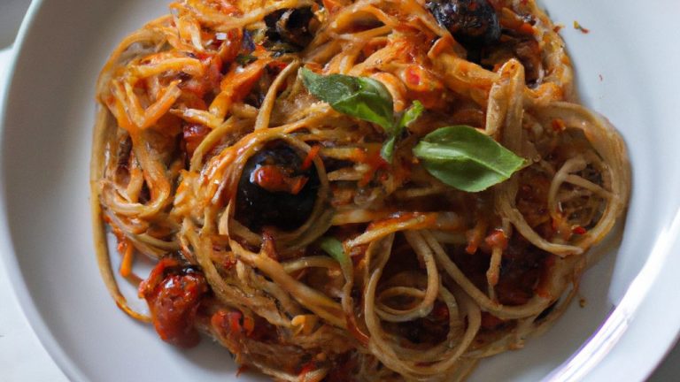 Receita de Vermicelli à puttanesca