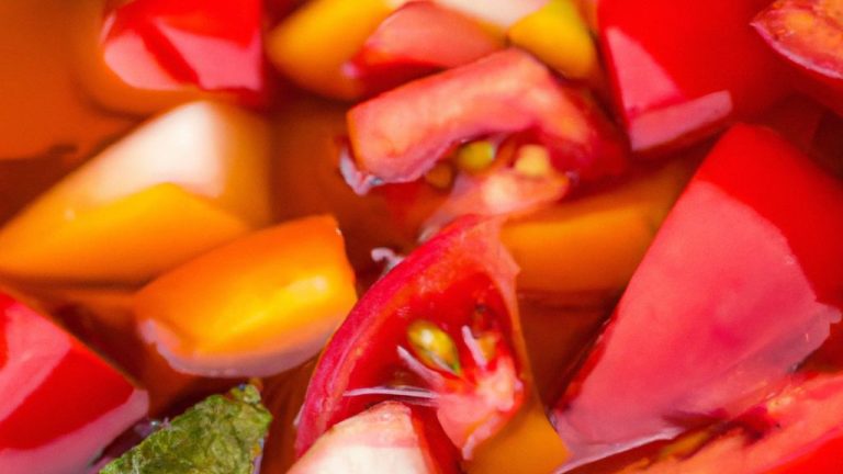 Receita de Vinagrete picante com frutas