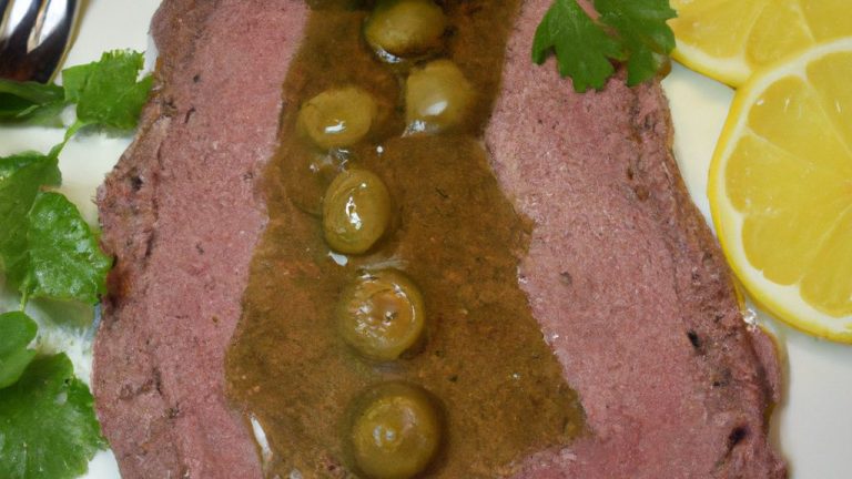 Receita de Vitelo ao limão com ervilha-torta