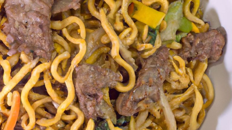 Receita de Yakissoba tradicional