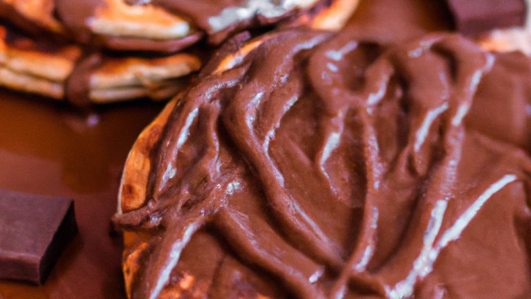 Receita Panqueca de chocolate simples e rápida