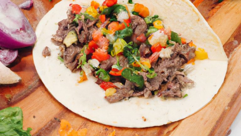 Receita Salada taco de carne