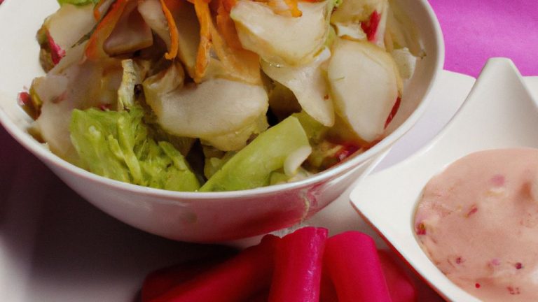 Salada agridoce chinesa