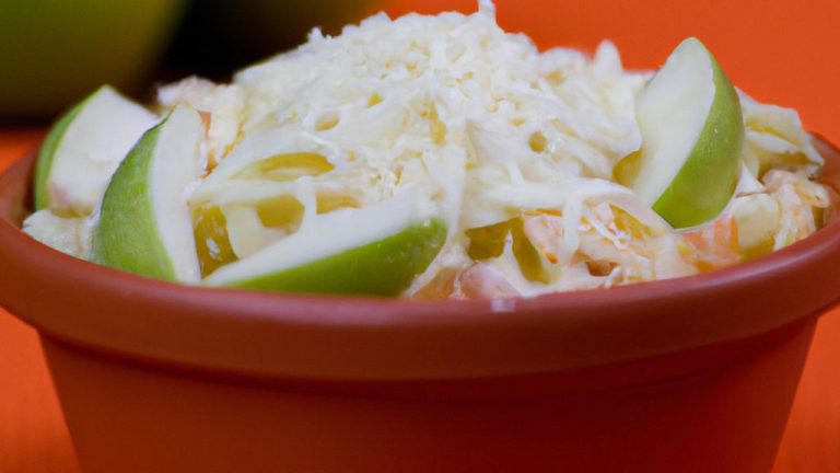 Salada agridoce com maçã