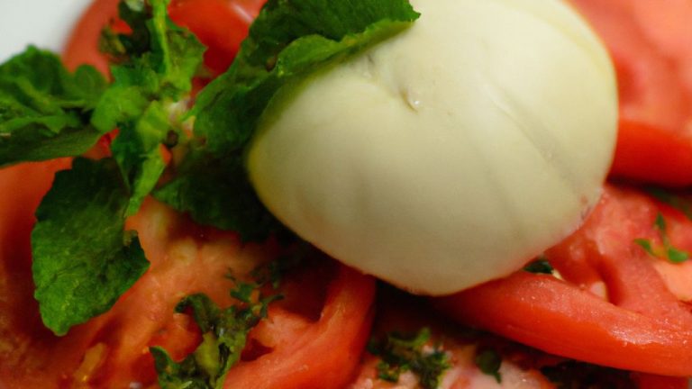 Salada caprese tradicional