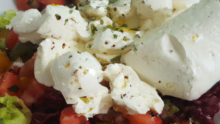 Salada com queijo burrata
