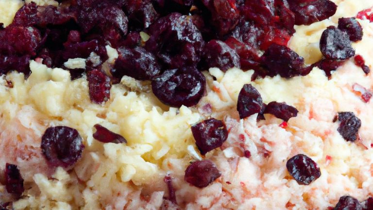 Salada de arroz selvagem com cranberries