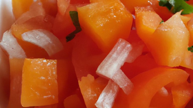 Salada de cenoura com tomate