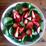 Salada de Espinafre com Morango