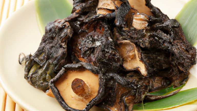 Shiitake e Alga hijiki