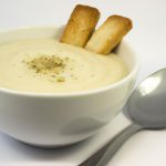 Sopa Cremosa de Alho-Poró